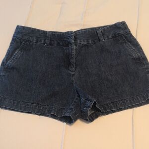 LOFT Dark Blue Jean Shorts
